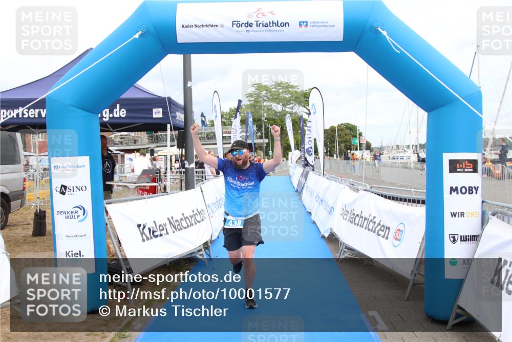 16.08.2026 - KN Förde Triathlon 2026 Markus Tischler http://msf.ph/oto/10001577 16.08.2026 12:35:04 Ziel 438, 438 meine-sportfotos.de
