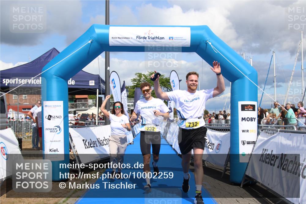16.08.2026 - KN Förde Triathlon 2026 Markus Tischler http://msf.ph/oto/10002259 16.08.2026 13:54:50 Ziel 732, 732 meine-sportfotos.de