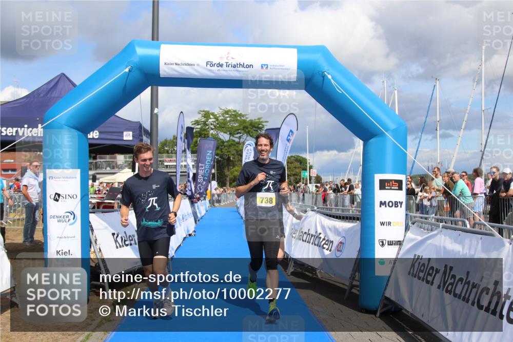 16.08.2026 - KN Förde Triathlon 2026 Markus Tischler http://msf.ph/oto/10002277 16.08.2026 13:55:10 Ziel 738, 738 meine-sportfotos.de