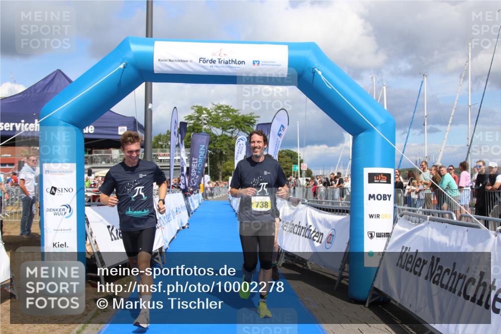 16.08.2026 - KN Förde Triathlon 2026 Markus Tischler http://msf.ph/oto/10002278 16.08.2026 13:55:11 Ziel 738, 738 meine-sportfotos.de