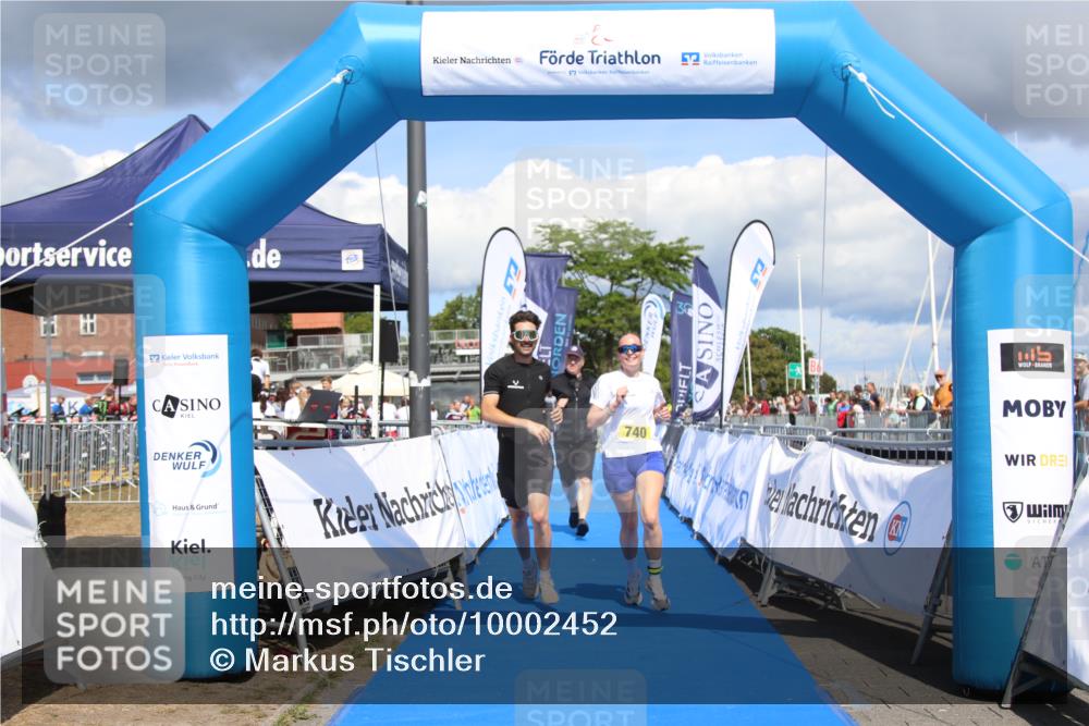 16.08.2026 - KN Förde Triathlon 2026 Markus Tischler http://msf.ph/oto/10002452 16.08.2026 14:01:09 Ziel 740, 740 meine-sportfotos.de