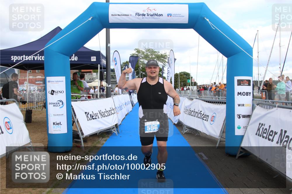 16.08.2026 - KN Förde Triathlon 2026 Markus Tischler http://msf.ph/oto/10002905 16.08.2026 14:20:45 Ziel 596, 596 meine-sportfotos.de