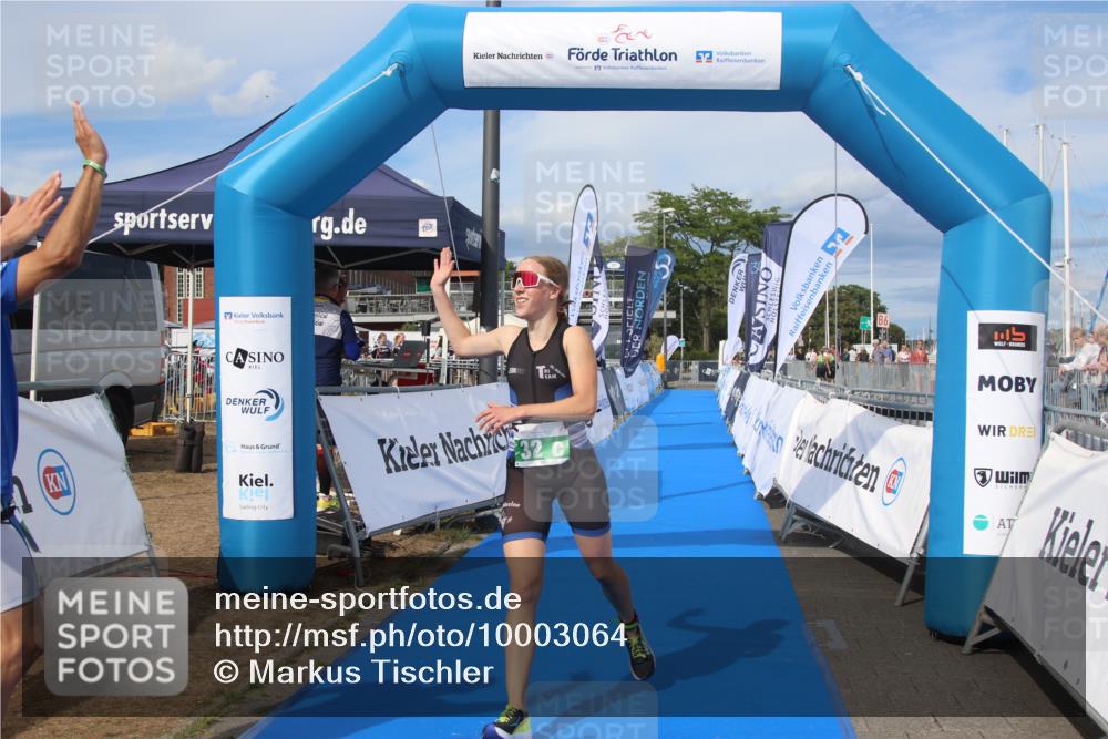 16.08.2026 - KN Förde Triathlon 2026 Markus Tischler http://msf.ph/oto/10003064 16.08.2026 16:05:24 Ziel 0, 32 meine-sportfotos.de