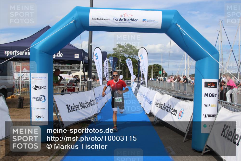 16.08.2026 - KN Förde Triathlon 2026 Markus Tischler http://msf.ph/oto/10003115 16.08.2026 16:08:12 Ziel 0, 36 meine-sportfotos.de