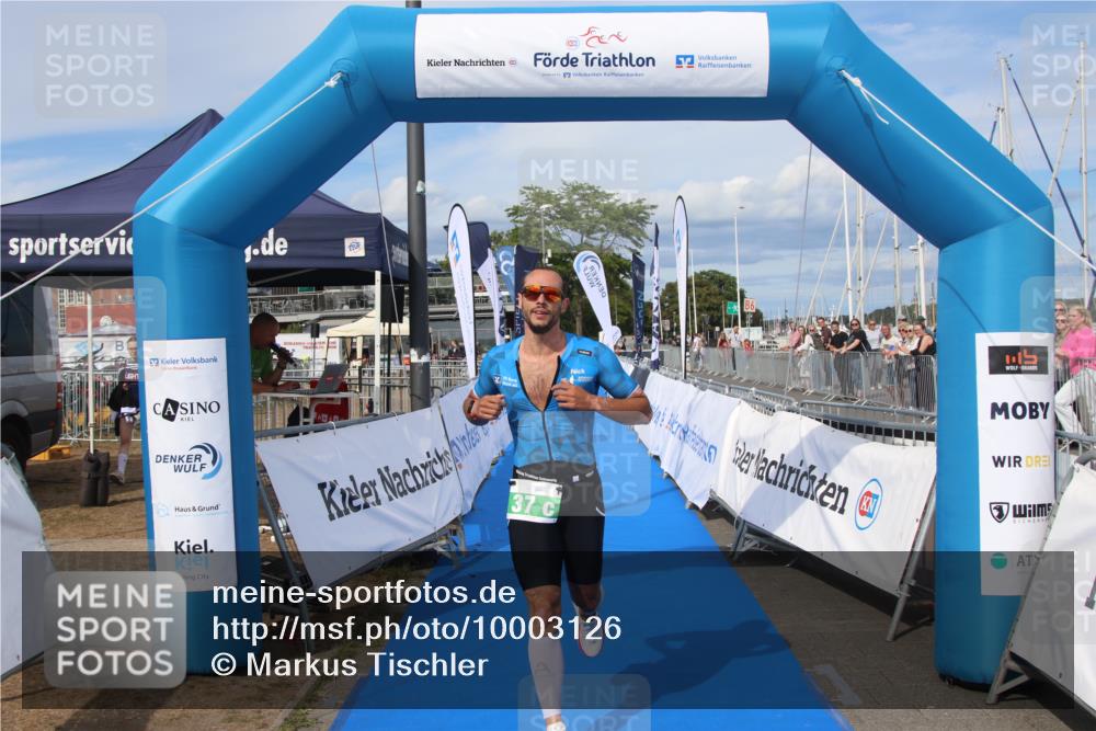 16.08.2026 - KN Förde Triathlon 2026 Markus Tischler http://msf.ph/oto/10003126 16.08.2026 16:08:42 Ziel 0, 37 meine-sportfotos.de