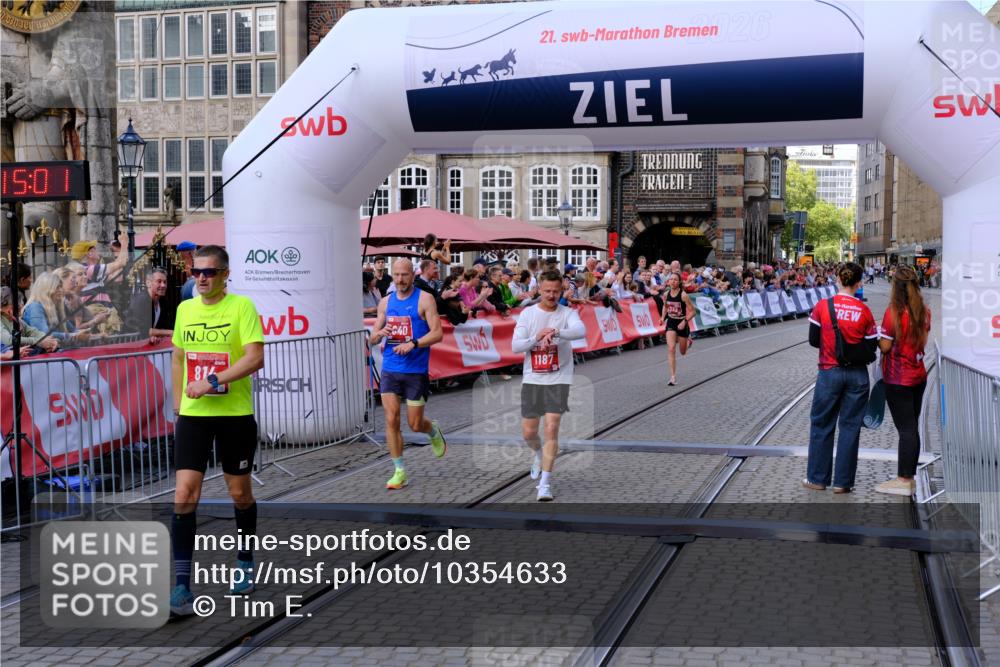 13.09.2026 - 21. swb-Marathon Bremen Tim E. http://msf.ph/oto/10354633 13.09.2026 12:45:50 Ziel 2032 meine-sportfotos.de