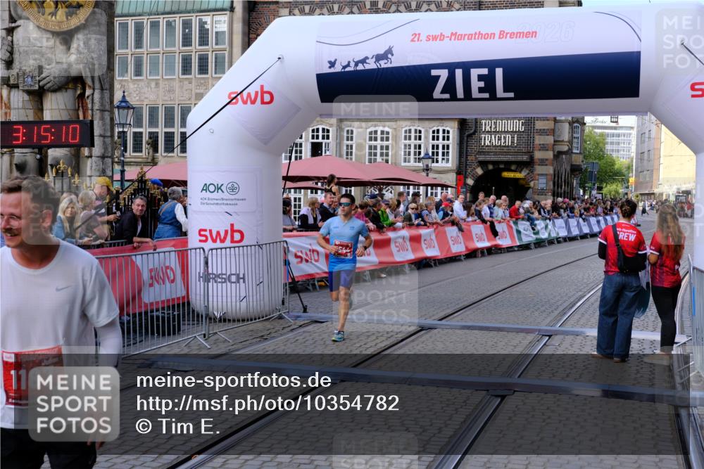 13.09.2026 - 21. swb-Marathon Bremen Tim E. http://msf.ph/oto/10354782 13.09.2026 12:45:59 Ziel 2032 meine-sportfotos.de