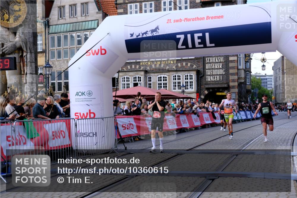 13.09.2026 - 21. swb-Marathon Bremen Tim E. http://msf.ph/oto/10360615 13.09.2026 12:57:48 Ziel 919, 1875, 2986, 4795, 6264 meine-sportfotos.de