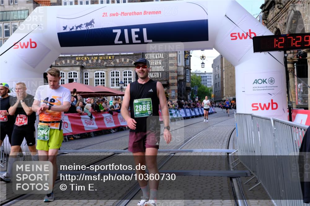 13.09.2026 - 21. swb-Marathon Bremen Tim E. http://msf.ph/oto/10360730 13.09.2026 12:57:51 Ziel 919, 1875, 2986, 4795, 6264 meine-sportfotos.de
