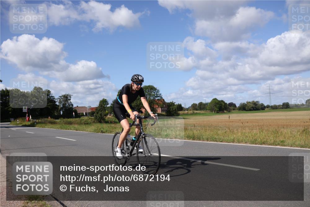 25.08.2024 - Elbe Triathlon Hamburg Fuchs,  Jonas http://msf.ph/oto/6872194 25.08.2024 11:15:40 Radfahren 1509, 1513 meine-sportfotos.de