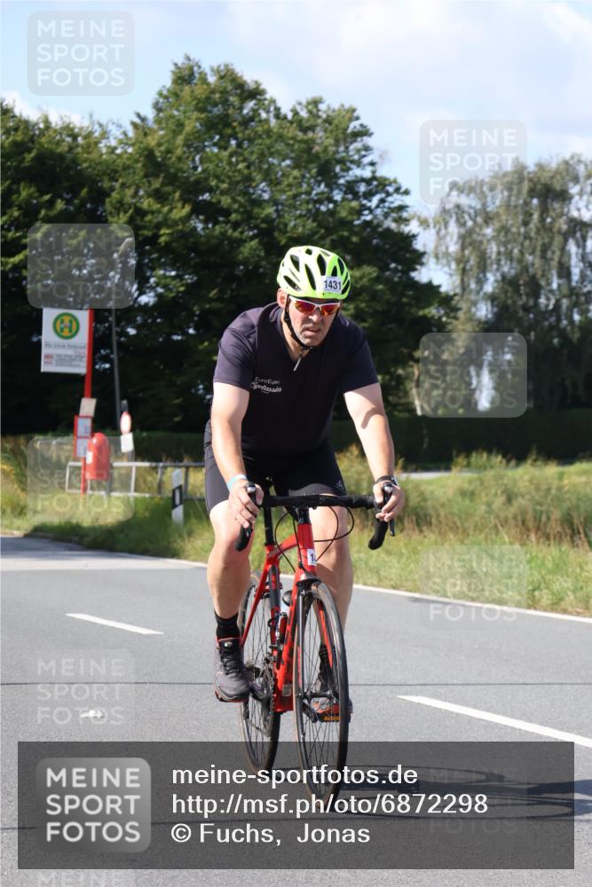 25.08.2024 - Elbe Triathlon Hamburg Fuchs,  Jonas http://msf.ph/oto/6872298 25.08.2024 11:16:34 Radfahren 1431 meine-sportfotos.de