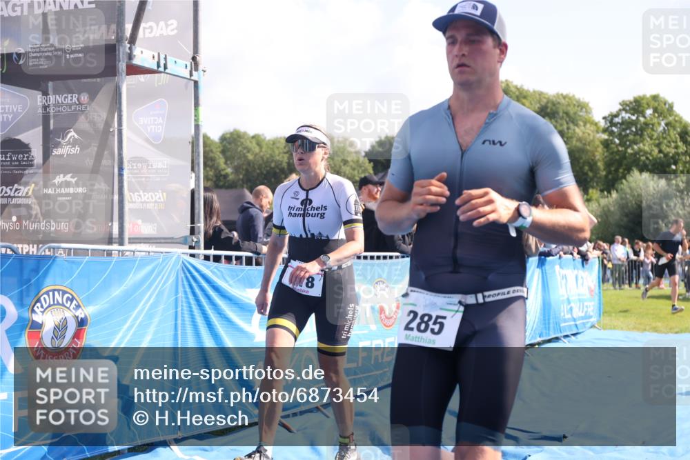 25.08.2024 - Elbe Triathlon Hamburg H.Heesch http://msf.ph/oto/6873454 25.08.2024 11:10:46 Ziel 118, 285 meine-sportfotos.de