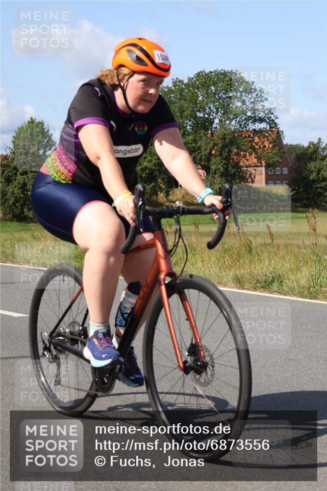 25.08.2024 - Elbe Triathlon Hamburg Fuchs,  Jonas http://msf.ph/oto/6873556 25.08.2024 11:22:11 Radfahren 1534 meine-sportfotos.de