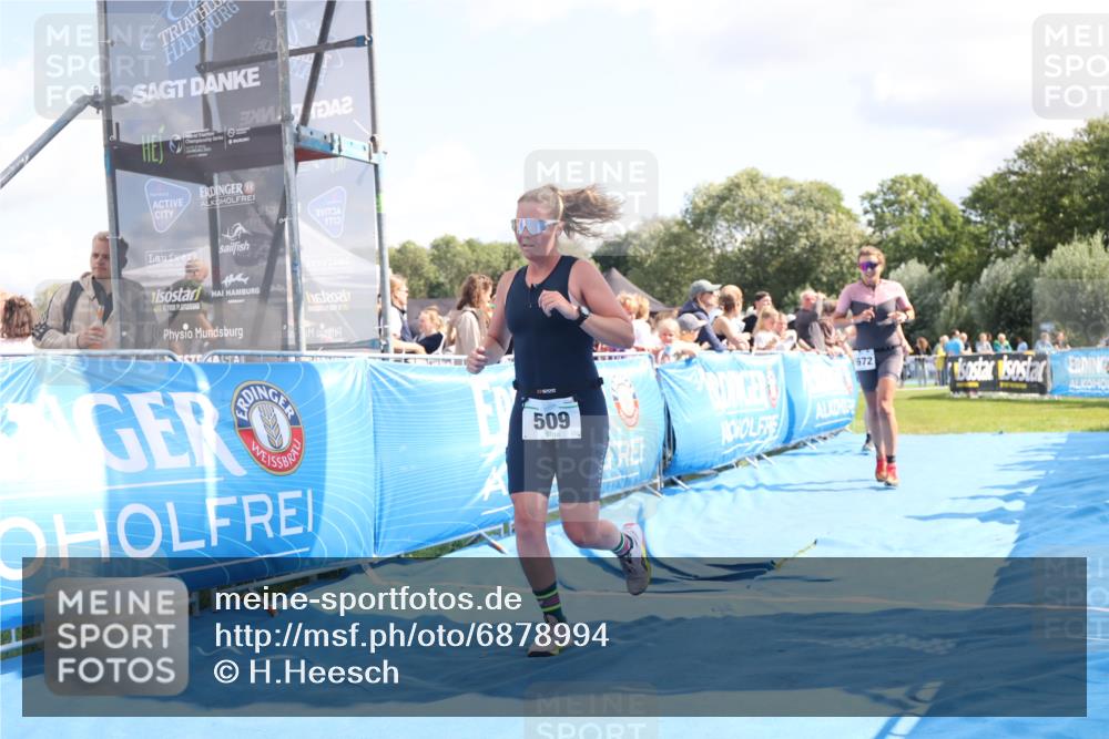 25.08.2024 - Elbe Triathlon Hamburg H.Heesch http://msf.ph/oto/6878994 25.08.2024 11:50:13 Ziel 411, 509, 1672 meine-sportfotos.de