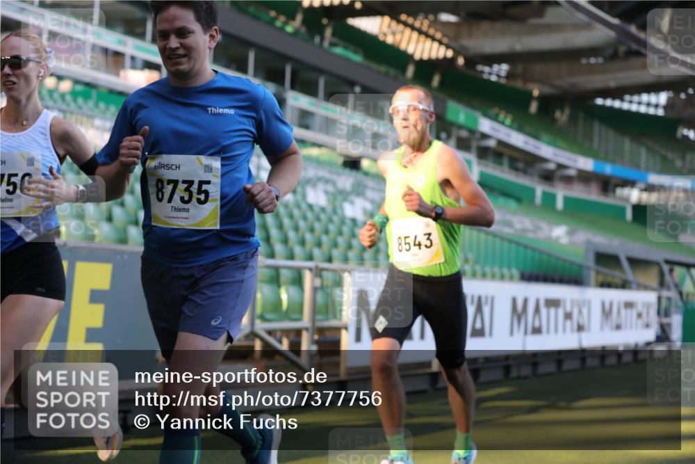 06.10.2024 - 19. swb-Marathon Bremen Yannick Fuchs http://msf.ph/oto/7377756 06.10.2024 10:19:02 Laufen im Stadion 7190, 7247, 7838, 8543, 8664, 8735, 8750 meine-sportfotos.de
