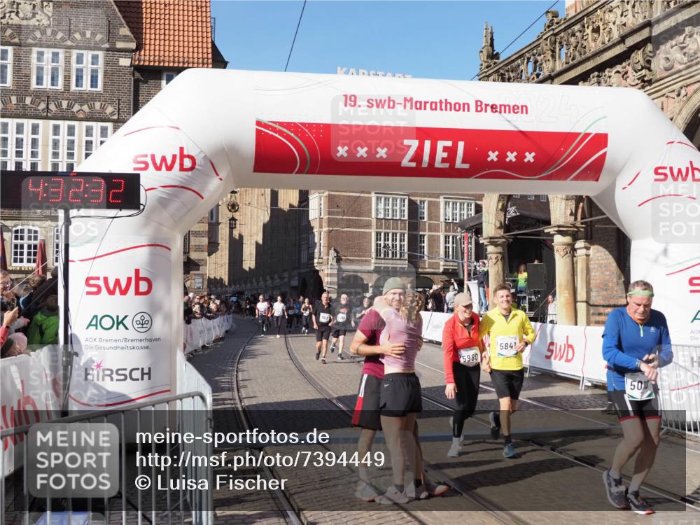 06.10.2024 - 19. swb-Marathon Bremen Luisa Fischer http://msf.ph/oto/7394449 06.10.2024 14:02:32 Ziel 1340, 2357, 2362, 3513, 4385, 4390, 5010, 5841, 5980 meine-sportfotos.de