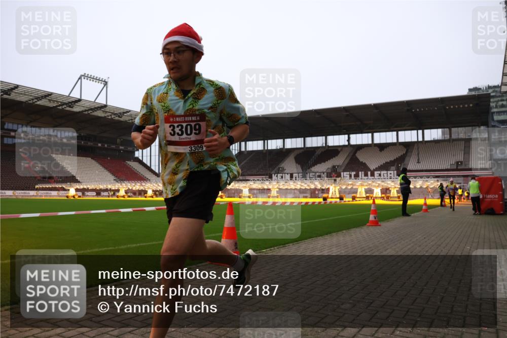 08.12.2024 - St. Pauli X-Mass-Run No. 14 Yannick Fuchs http://msf.ph/oto/7472187 08.12.2024 09:51:30 Ziel 2757, 3309 meine-sportfotos.de