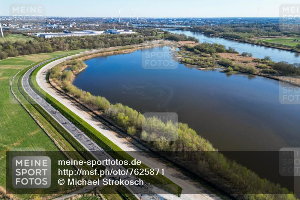 06.04.2025 - 44. Internationalen Wilhelmsburger Insellauf Michael Strokosch http://msf.ph/oto/7625871 06.04.2025 08:59:03 Laufen  meine-sportfotos.de