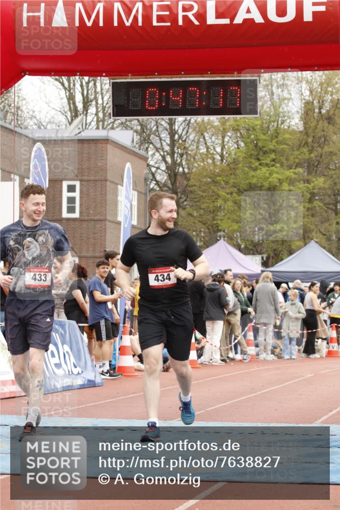 13.04.2025 - Hammer Lauf A. Gomolzig http://msf.ph/oto/7638827 13.04.2025 11:47:15 Ziel 433, 434, 493 meine-sportfotos.de
