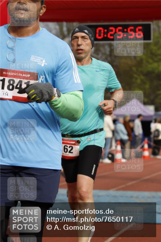 13.04.2025 - Hammer Lauf A. Gomolzig http://msf.ph/oto/7650117 13.04.2025 10:11:56 Ziel 131, 162, 286, 520, 1795, 1841 meine-sportfotos.de