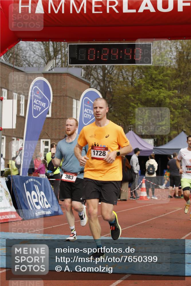 13.04.2025 - Hammer Lauf A. Gomolzig http://msf.ph/oto/7650399 13.04.2025 10:10:39 Ziel 122, 383, 769, 1728, 1907, 1964 meine-sportfotos.de