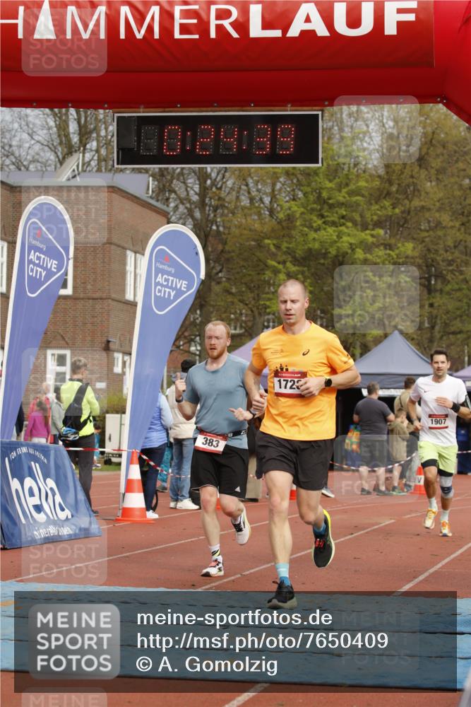 13.04.2025 - Hammer Lauf A. Gomolzig http://msf.ph/oto/7650409 13.04.2025 10:10:39 Ziel 122, 383, 769, 1728, 1907, 1964 meine-sportfotos.de