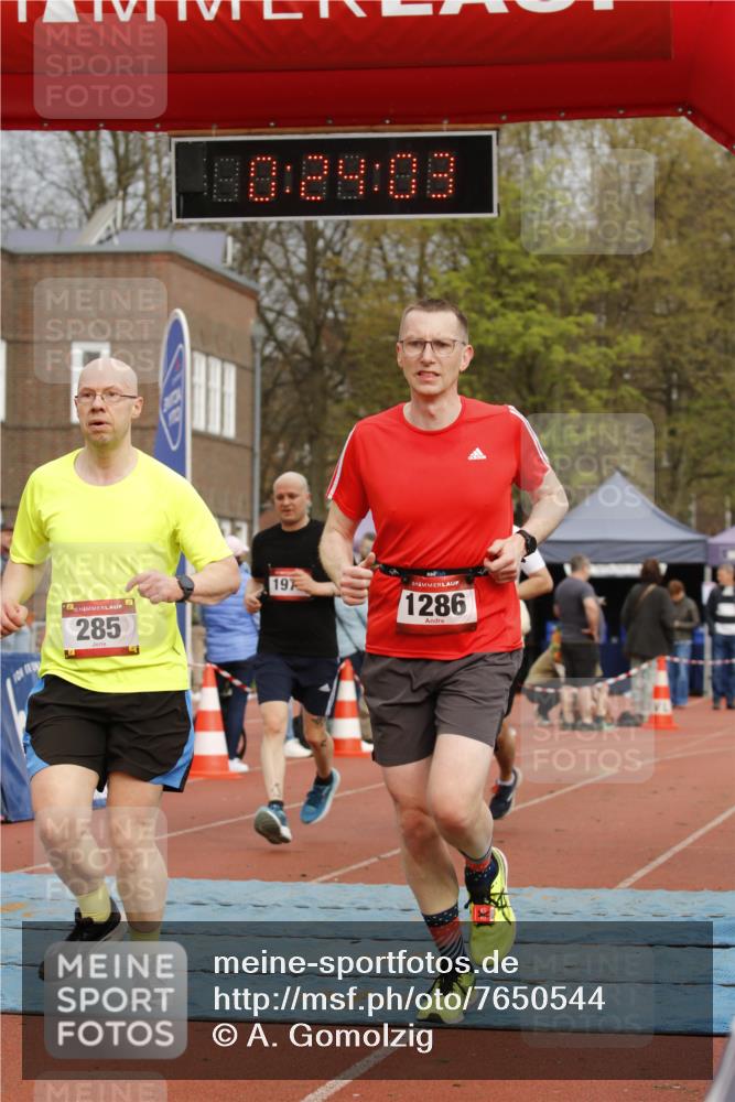 13.04.2025 - Hammer Lauf A. Gomolzig http://msf.ph/oto/7650544 13.04.2025 10:10:03 Ziel 285, 740, 1197, 1286, 1976 meine-sportfotos.de
