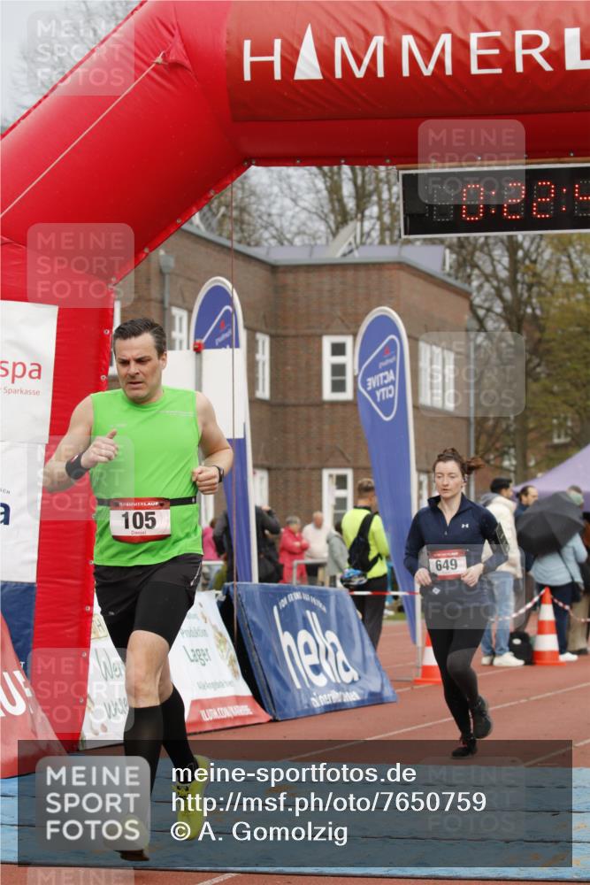13.04.2025 - Hammer Lauf A. Gomolzig http://msf.ph/oto/7650759 13.04.2025 10:08:43 Ziel 105, 219, 649, 744 meine-sportfotos.de