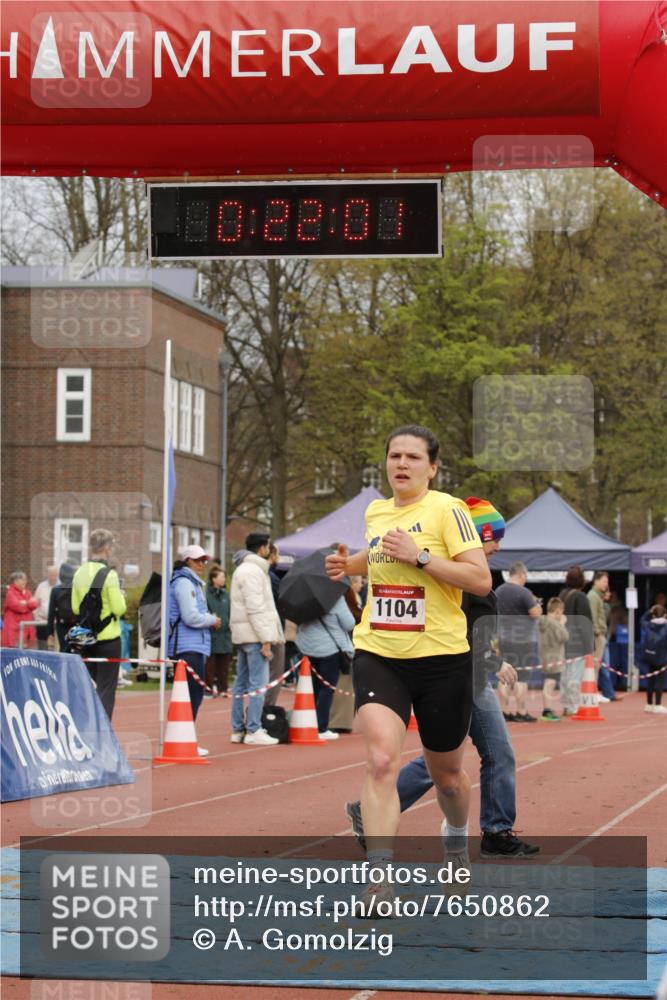 13.04.2025 - Hammer Lauf A. Gomolzig http://msf.ph/oto/7650862 13.04.2025 10:08:01 Ziel 272, 692, 1077, 1104 meine-sportfotos.de