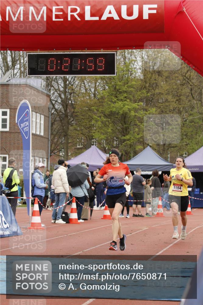13.04.2025 - Hammer Lauf A. Gomolzig http://msf.ph/oto/7650871 13.04.2025 10:07:59 Ziel 272, 692, 1104, 1959 meine-sportfotos.de
