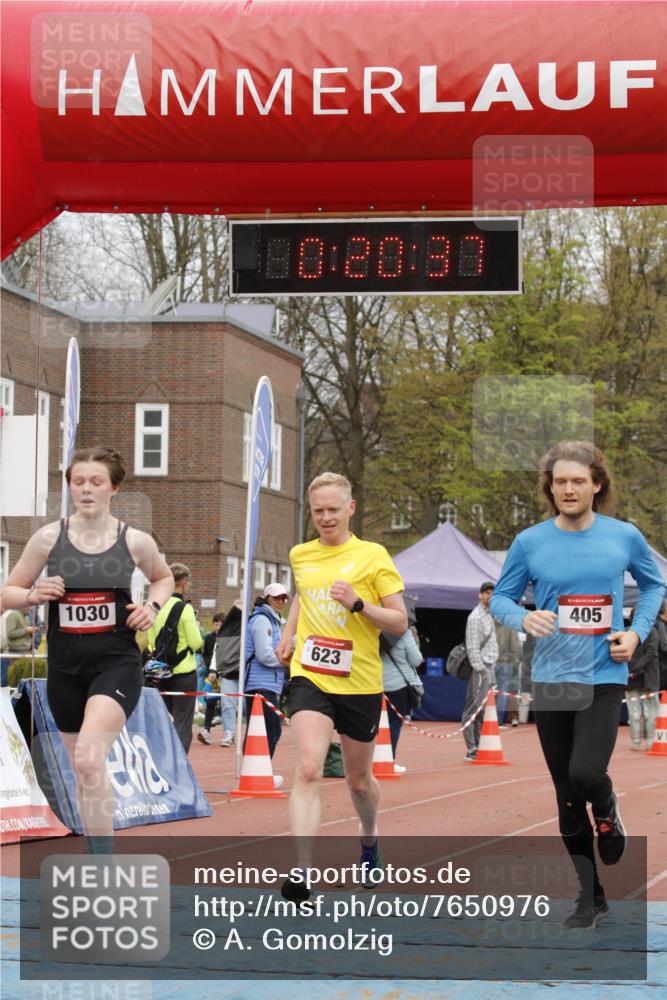 13.04.2025 - Hammer Lauf A. Gomolzig http://msf.ph/oto/7650976 13.04.2025 10:06:37 Ziel 405, 623, 656, 1030 meine-sportfotos.de