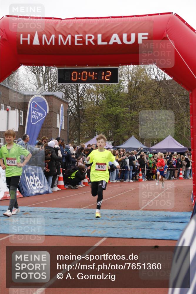 13.04.2025 - Hammer Lauf A. Gomolzig http://msf.ph/oto/7651360 13.04.2025 09:22:20 Ziel 458, 610, 1073, 1221, 1293, 1806 meine-sportfotos.de