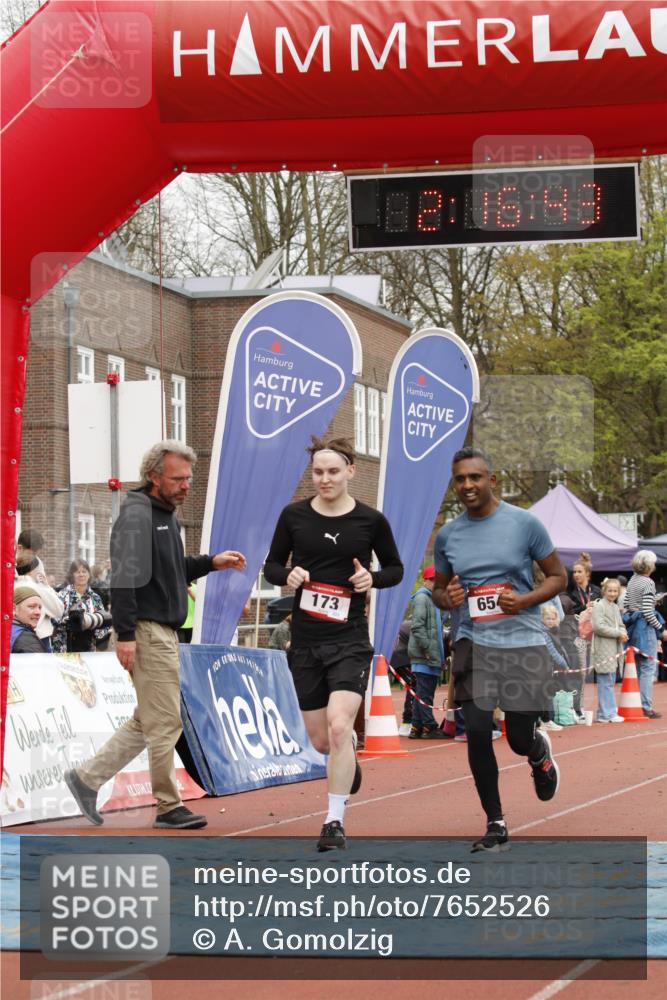 13.04.2025 - Hammer Lauf A. Gomolzig http://msf.ph/oto/7652526 13.04.2025 13:16:41 Ziel 173, 654, 1939 meine-sportfotos.de