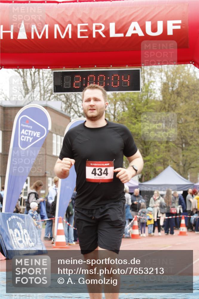 13.04.2025 - Hammer Lauf A. Gomolzig http://msf.ph/oto/7653213 13.04.2025 13:00:02 Ziel 434 meine-sportfotos.de