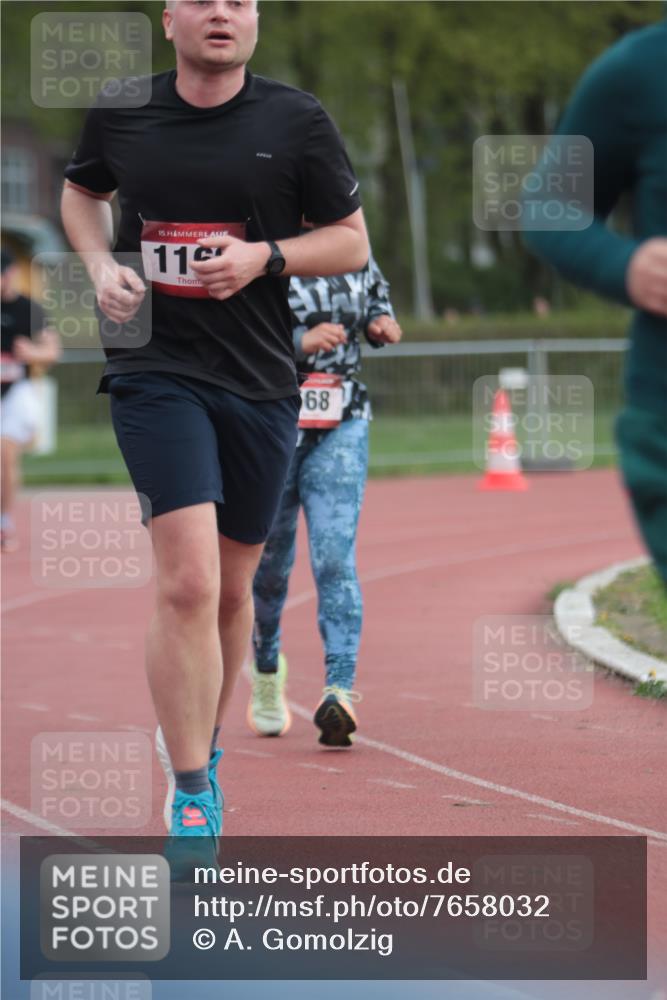 13.04.2025 - Hammer Lauf A. Gomolzig http://msf.ph/oto/7658032 13.04.2025 10:16:46 Ziel 116, 431, 568, 1162, 1830 meine-sportfotos.de