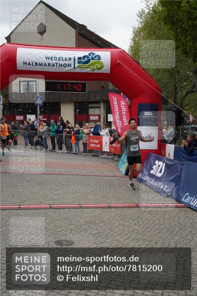 04.05.2025 - 8. Wedeler Halbmarathon Felixshl http://msf.ph/oto/7815200 04.05.2025 11:17:38 Ziel 1184, 1207 meine-sportfotos.de