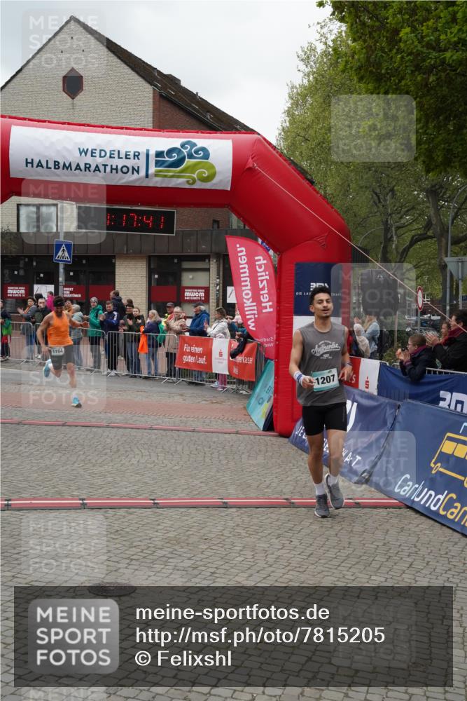 04.05.2025 - 8. Wedeler Halbmarathon Felixshl http://msf.ph/oto/7815205 04.05.2025 11:17:39 Ziel 1184, 1207 meine-sportfotos.de