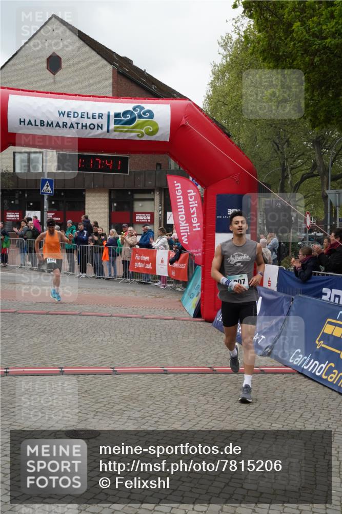 04.05.2025 - 8. Wedeler Halbmarathon Felixshl http://msf.ph/oto/7815206 04.05.2025 11:17:39 Ziel 1184, 1207 meine-sportfotos.de