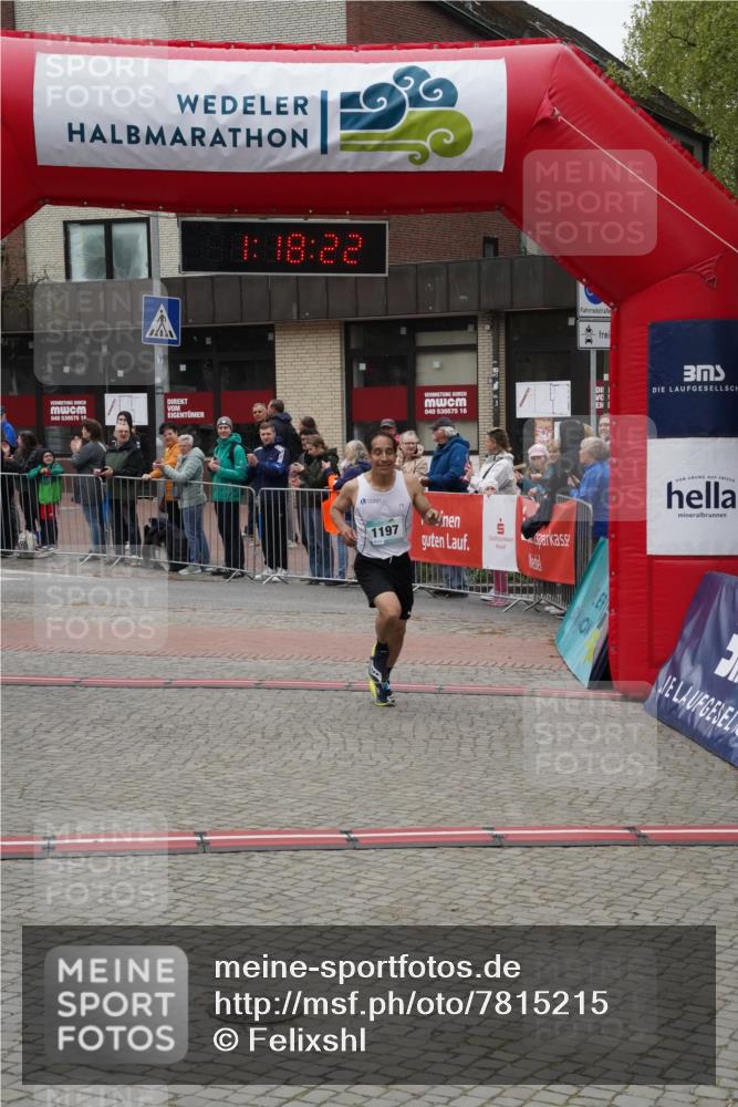 04.05.2025 - 8. Wedeler Halbmarathon Felixshl http://msf.ph/oto/7815215 04.05.2025 11:18:20 Ziel 1197 meine-sportfotos.de