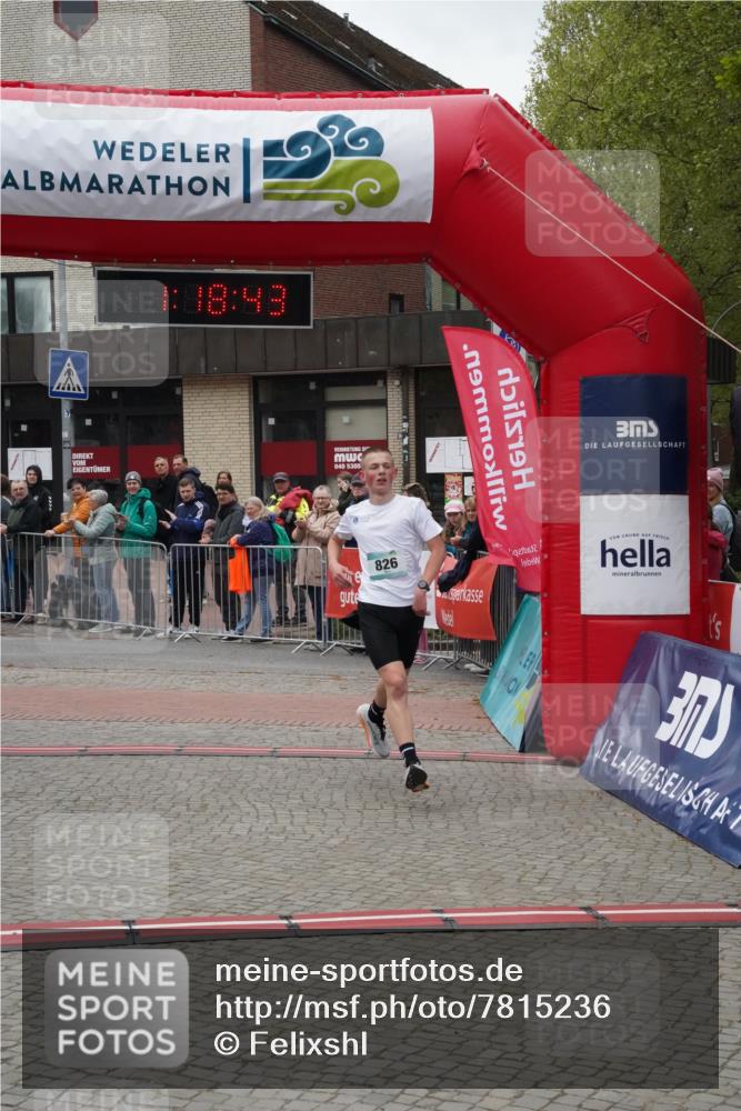 04.05.2025 - 8. Wedeler Halbmarathon Felixshl http://msf.ph/oto/7815236 04.05.2025 11:18:42 Ziel 826 meine-sportfotos.de
