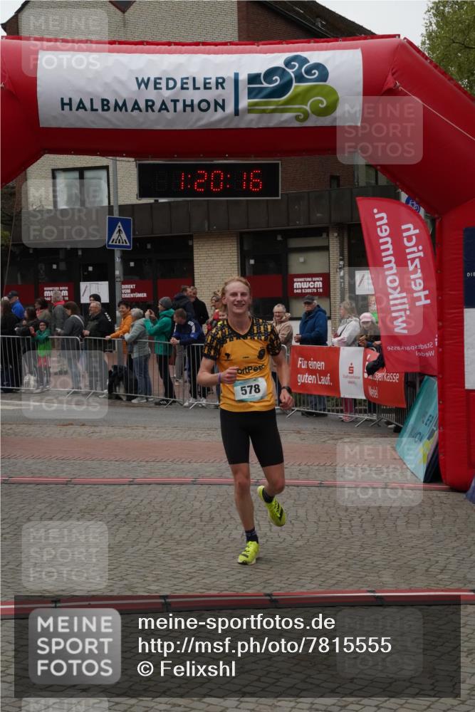 04.05.2025 - 8. Wedeler Halbmarathon Felixshl http://msf.ph/oto/7815555 04.05.2025 11:20:14 Ziel 578 meine-sportfotos.de
