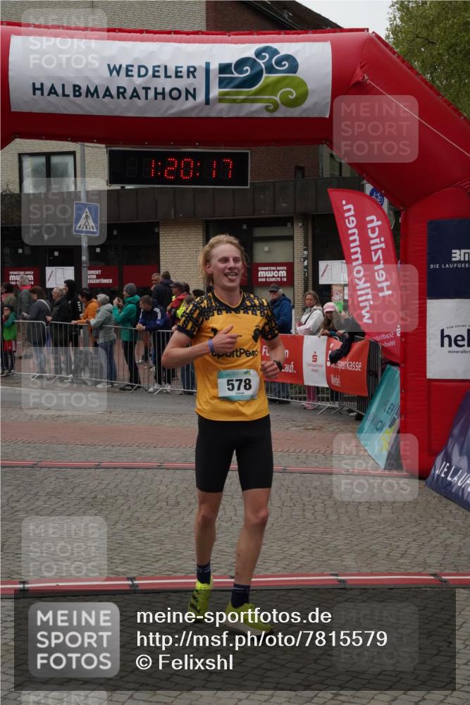 04.05.2025 - 8. Wedeler Halbmarathon Felixshl http://msf.ph/oto/7815579 04.05.2025 11:20:15 Ziel 578 meine-sportfotos.de