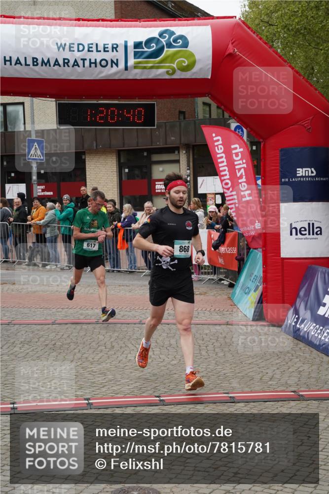 04.05.2025 - 8. Wedeler Halbmarathon Felixshl http://msf.ph/oto/7815781 04.05.2025 11:20:38 Ziel 617, 628, 868, 1156 meine-sportfotos.de