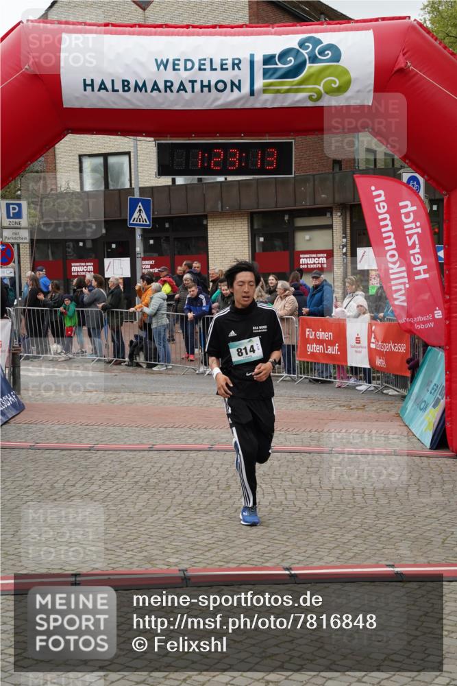 04.05.2025 - 8. Wedeler Halbmarathon Felixshl http://msf.ph/oto/7816848 04.05.2025 11:23:11 Ziel 814 meine-sportfotos.de
