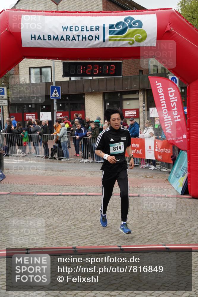 04.05.2025 - 8. Wedeler Halbmarathon Felixshl http://msf.ph/oto/7816849 04.05.2025 11:23:11 Ziel 814 meine-sportfotos.de
