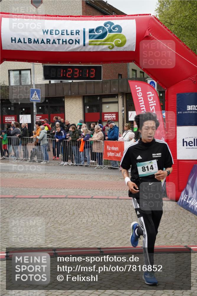 04.05.2025 - 8. Wedeler Halbmarathon Felixshl http://msf.ph/oto/7816852 04.05.2025 11:23:11 Ziel 814 meine-sportfotos.de