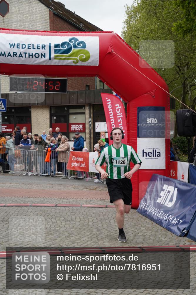 04.05.2025 - 8. Wedeler Halbmarathon Felixshl http://msf.ph/oto/7816951 04.05.2025 11:24:50 Ziel 626, 1050, 1126 meine-sportfotos.de