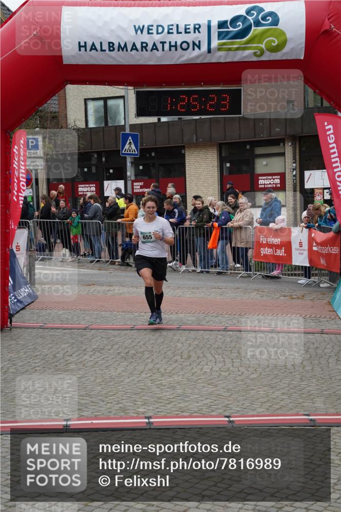 04.05.2025 - 8. Wedeler Halbmarathon Felixshl http://msf.ph/oto/7816989 04.05.2025 11:25:21 Ziel 655, 1074 meine-sportfotos.de