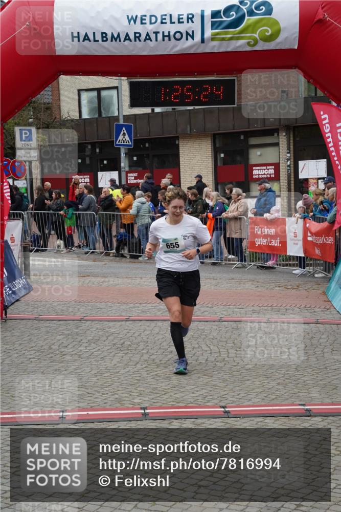 04.05.2025 - 8. Wedeler Halbmarathon Felixshl http://msf.ph/oto/7816994 04.05.2025 11:25:22 Ziel 655, 1074 meine-sportfotos.de