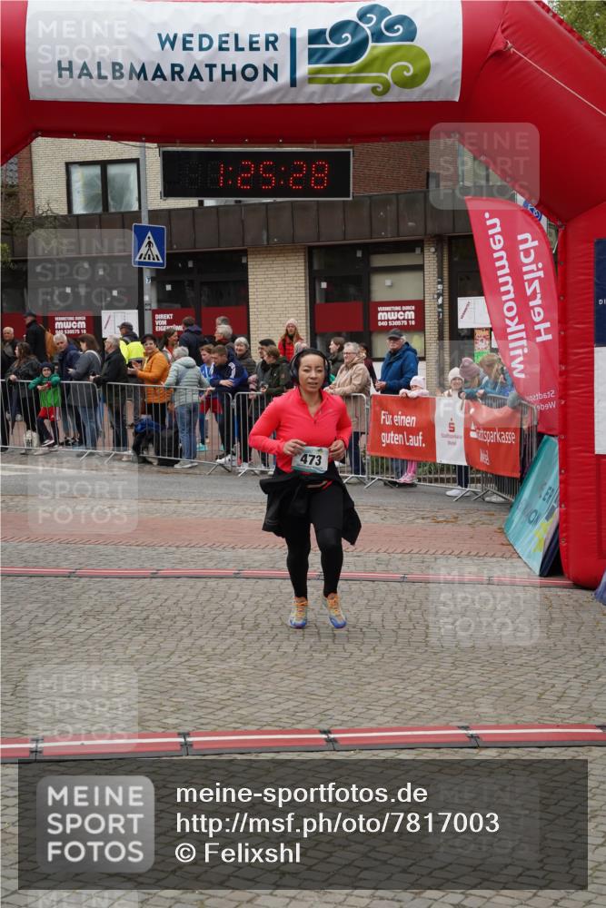 04.05.2025 - 8. Wedeler Halbmarathon Felixshl http://msf.ph/oto/7817003 04.05.2025 11:25:27 Ziel 473, 655 meine-sportfotos.de